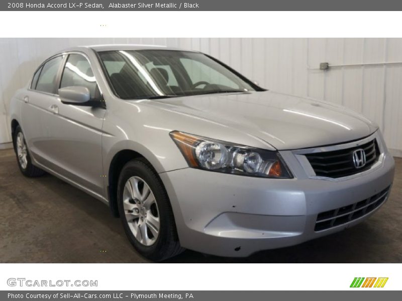 Alabaster Silver Metallic / Black 2008 Honda Accord LX-P Sedan