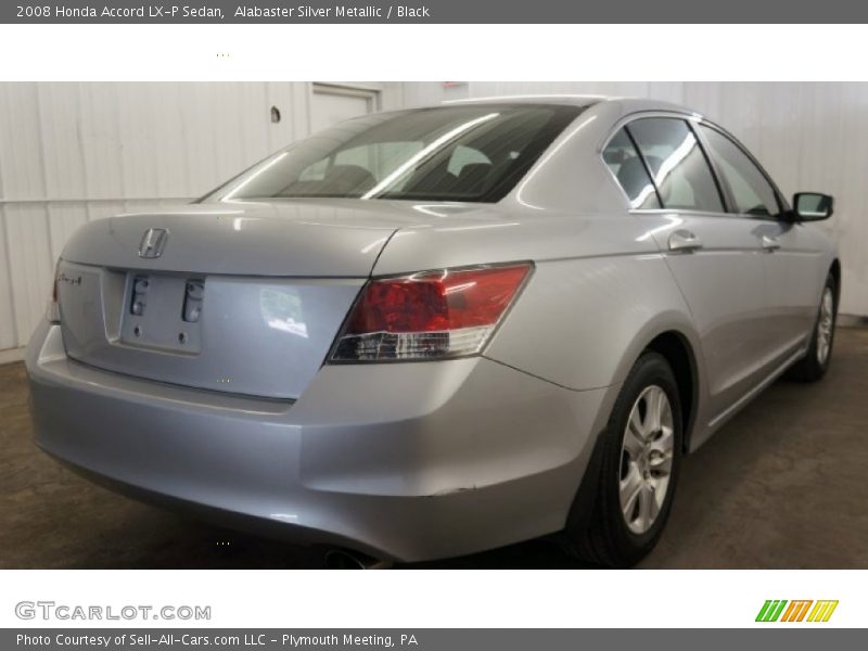 Alabaster Silver Metallic / Black 2008 Honda Accord LX-P Sedan