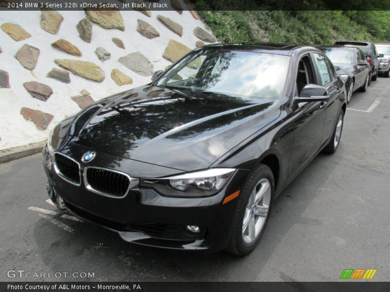 Jet Black / Black 2014 BMW 3 Series 328i xDrive Sedan
