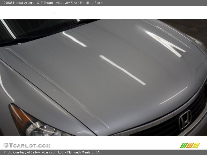 Alabaster Silver Metallic / Black 2008 Honda Accord LX-P Sedan