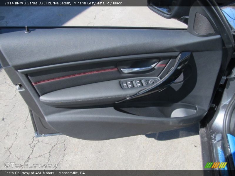 Mineral Grey Metallic / Black 2014 BMW 3 Series 335i xDrive Sedan
