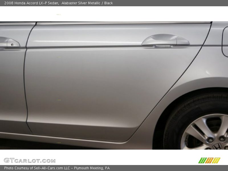 Alabaster Silver Metallic / Black 2008 Honda Accord LX-P Sedan