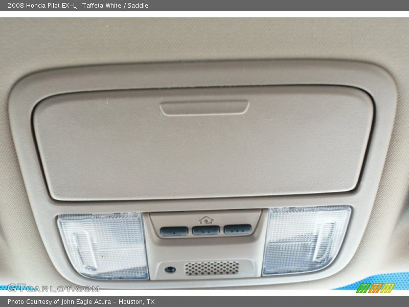 Taffeta White / Saddle 2008 Honda Pilot EX-L