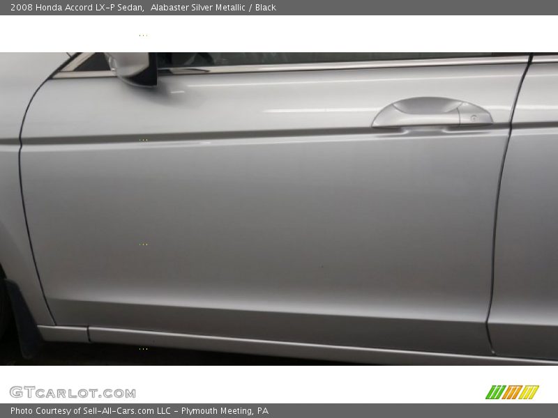 Alabaster Silver Metallic / Black 2008 Honda Accord LX-P Sedan