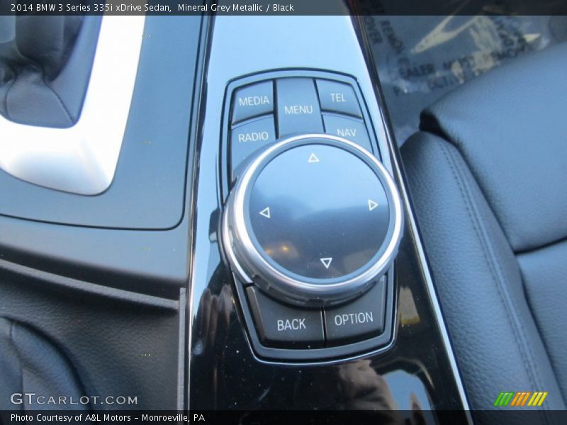 Mineral Grey Metallic / Black 2014 BMW 3 Series 335i xDrive Sedan