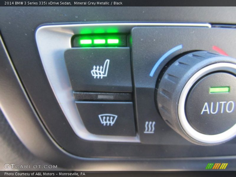 Mineral Grey Metallic / Black 2014 BMW 3 Series 335i xDrive Sedan
