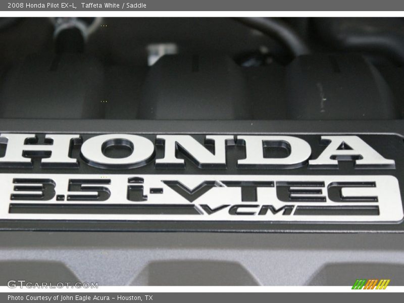 Taffeta White / Saddle 2008 Honda Pilot EX-L