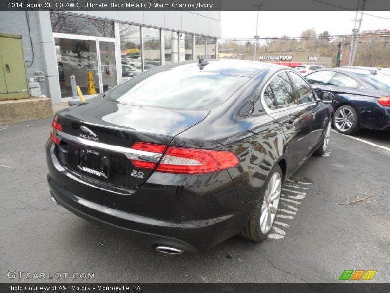 Ultimate Black Metallic / Warm Charcoal/Ivory 2014 Jaguar XF 3.0 AWD