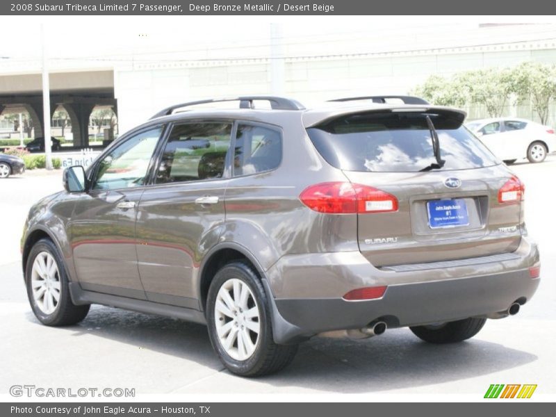 Deep Bronze Metallic / Desert Beige 2008 Subaru Tribeca Limited 7 Passenger