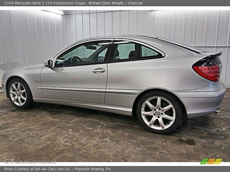 Brilliant Silver Metallic / Charcoal 2004 Mercedes-Benz C 230 Kompressor Coupe