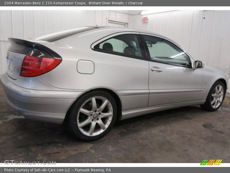 Brilliant Silver Metallic / Charcoal 2004 Mercedes-Benz C 230 Kompressor Coupe