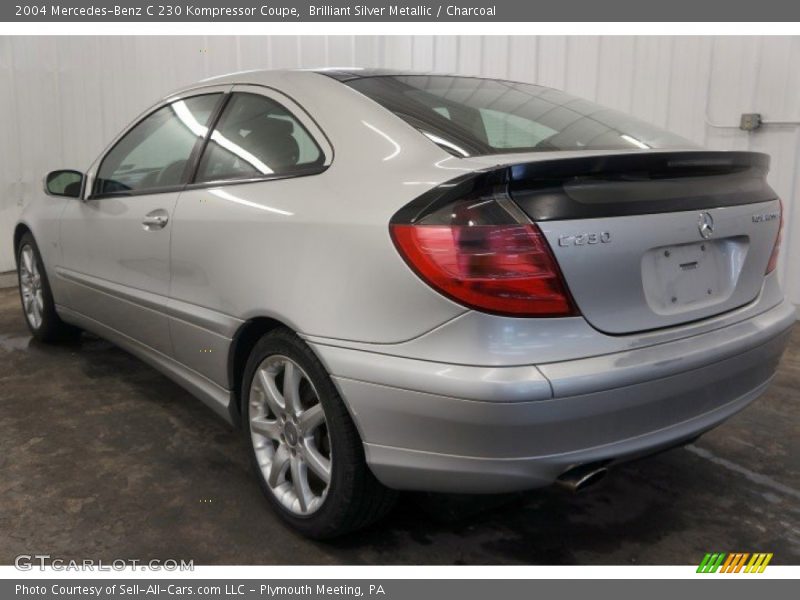 Brilliant Silver Metallic / Charcoal 2004 Mercedes-Benz C 230 Kompressor Coupe