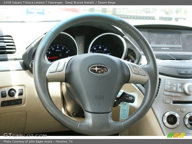 Deep Bronze Metallic / Desert Beige 2008 Subaru Tribeca Limited 7 Passenger