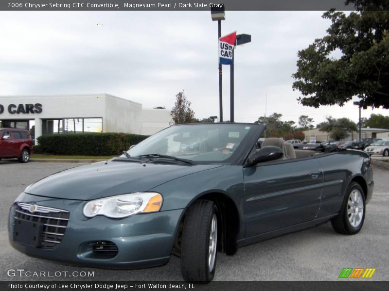 Magnesium Pearl / Dark Slate Gray 2006 Chrysler Sebring GTC Convertible