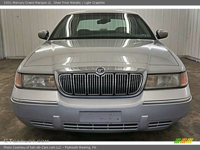 Silver Frost Metallic / Light Graphite 2001 Mercury Grand Marquis LS