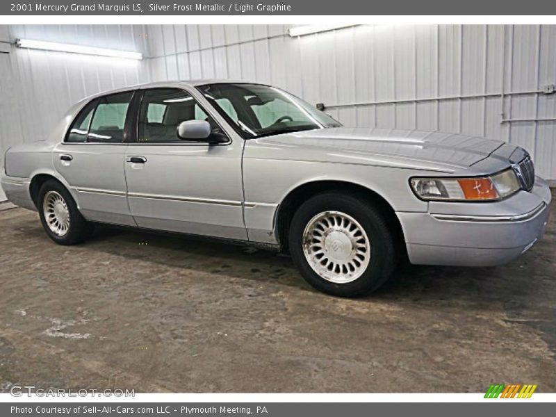 Silver Frost Metallic / Light Graphite 2001 Mercury Grand Marquis LS