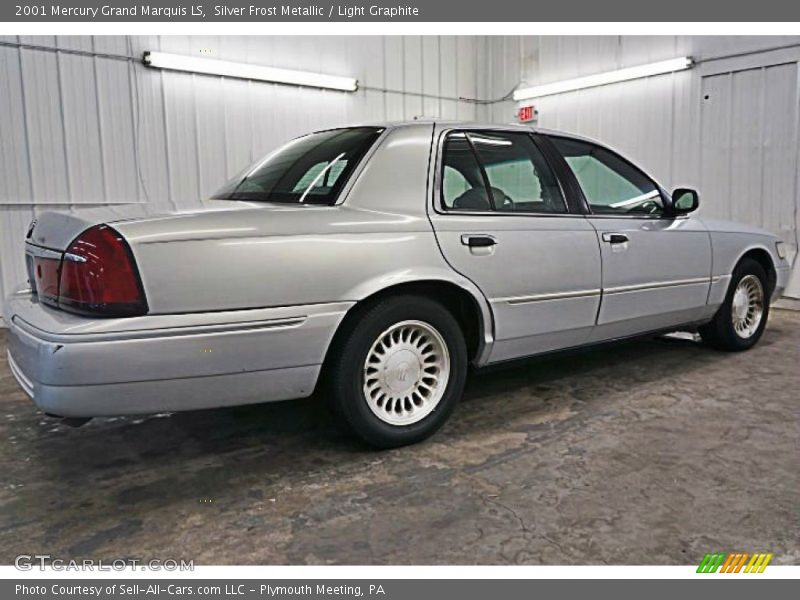 Silver Frost Metallic / Light Graphite 2001 Mercury Grand Marquis LS