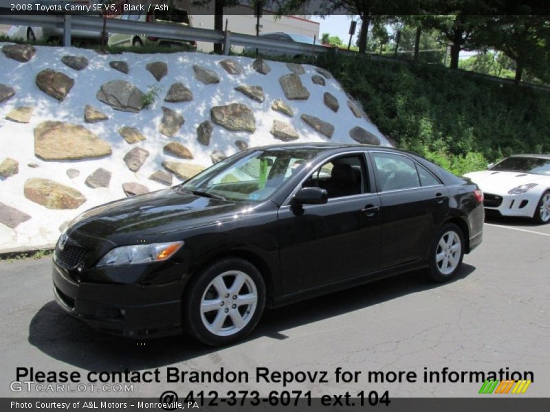 Black / Ash 2008 Toyota Camry SE V6
