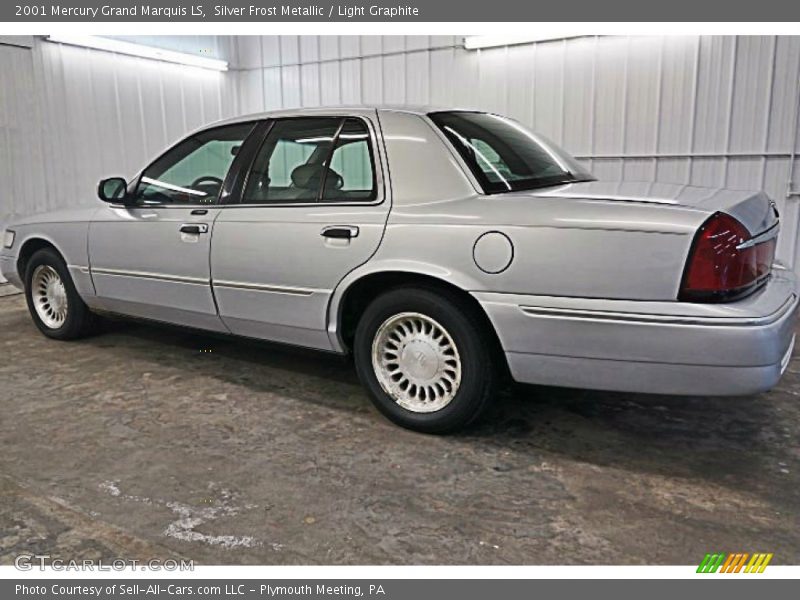 Silver Frost Metallic / Light Graphite 2001 Mercury Grand Marquis LS