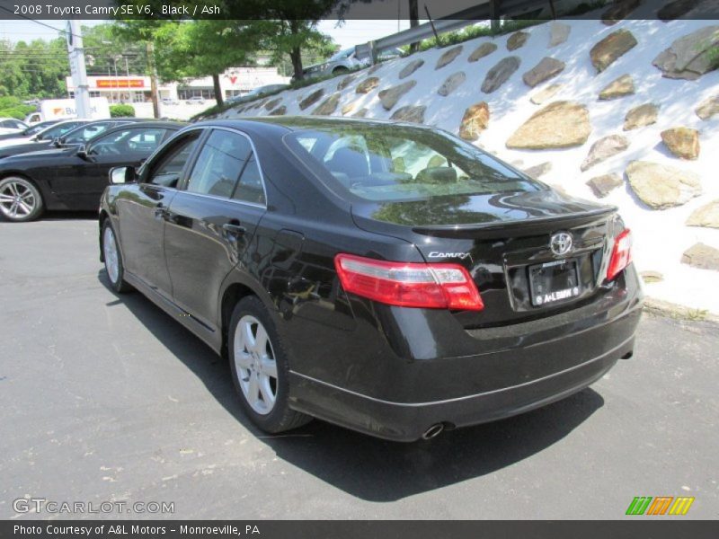 Black / Ash 2008 Toyota Camry SE V6