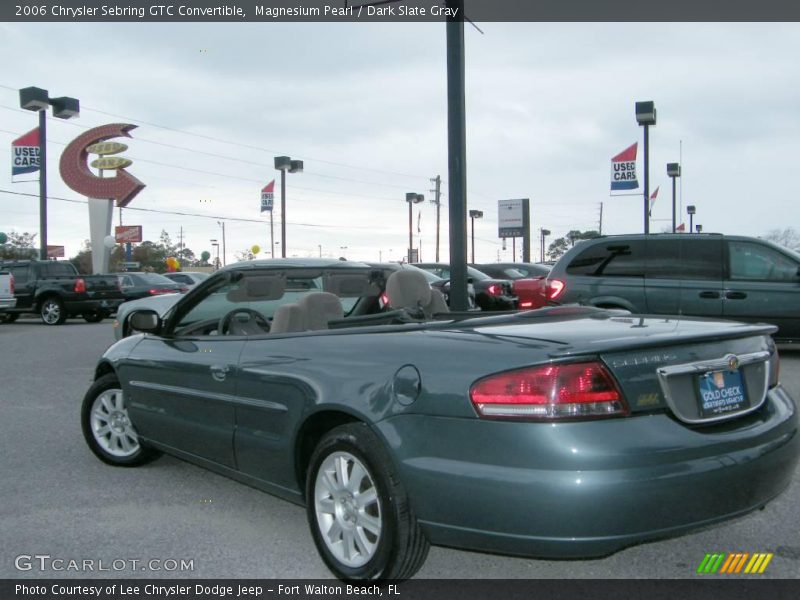 Magnesium Pearl / Dark Slate Gray 2006 Chrysler Sebring GTC Convertible