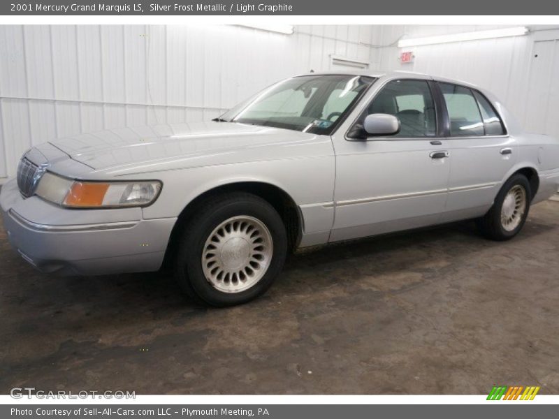 Silver Frost Metallic / Light Graphite 2001 Mercury Grand Marquis LS