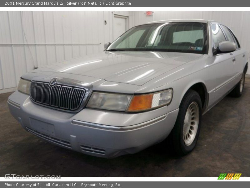 Silver Frost Metallic / Light Graphite 2001 Mercury Grand Marquis LS