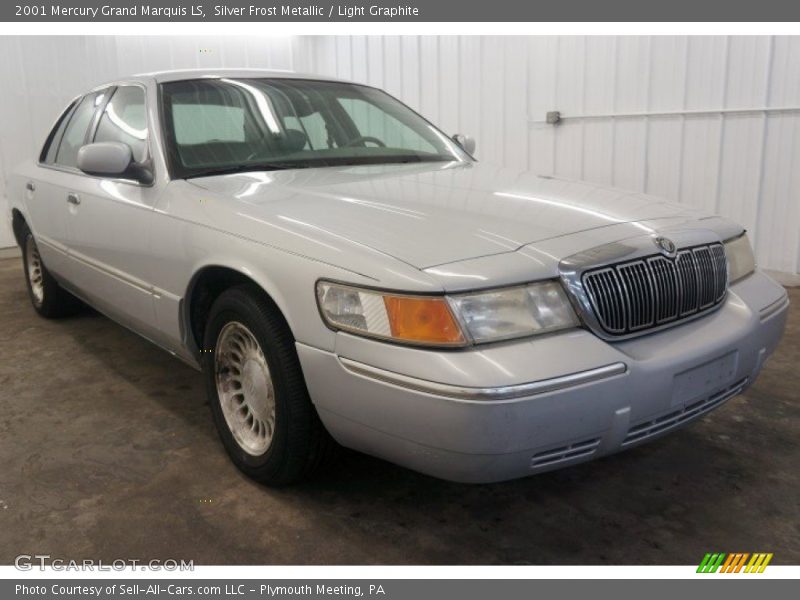 Silver Frost Metallic / Light Graphite 2001 Mercury Grand Marquis LS