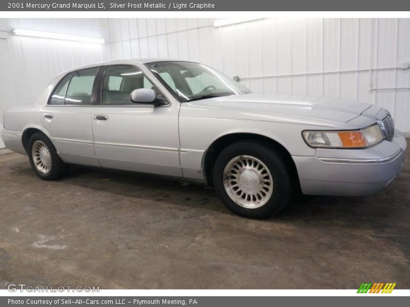 Silver Frost Metallic / Light Graphite 2001 Mercury Grand Marquis LS