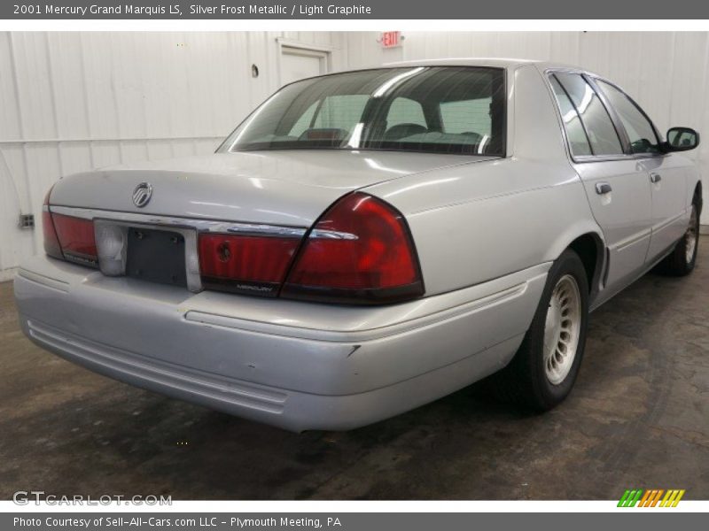 Silver Frost Metallic / Light Graphite 2001 Mercury Grand Marquis LS