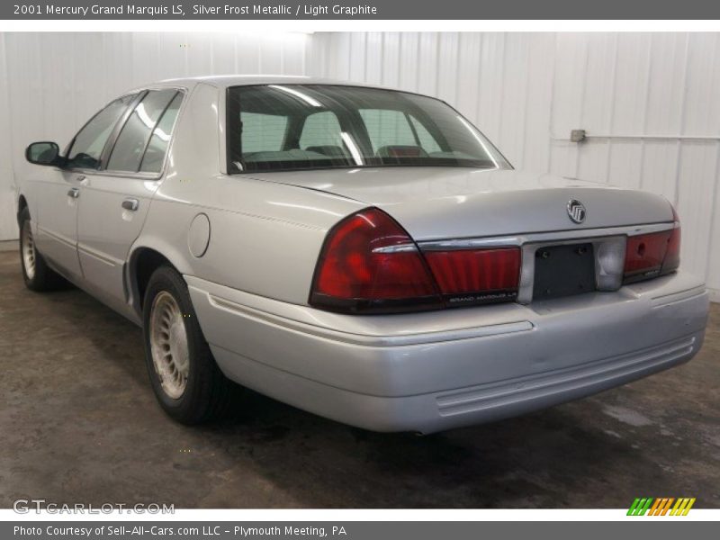 Silver Frost Metallic / Light Graphite 2001 Mercury Grand Marquis LS