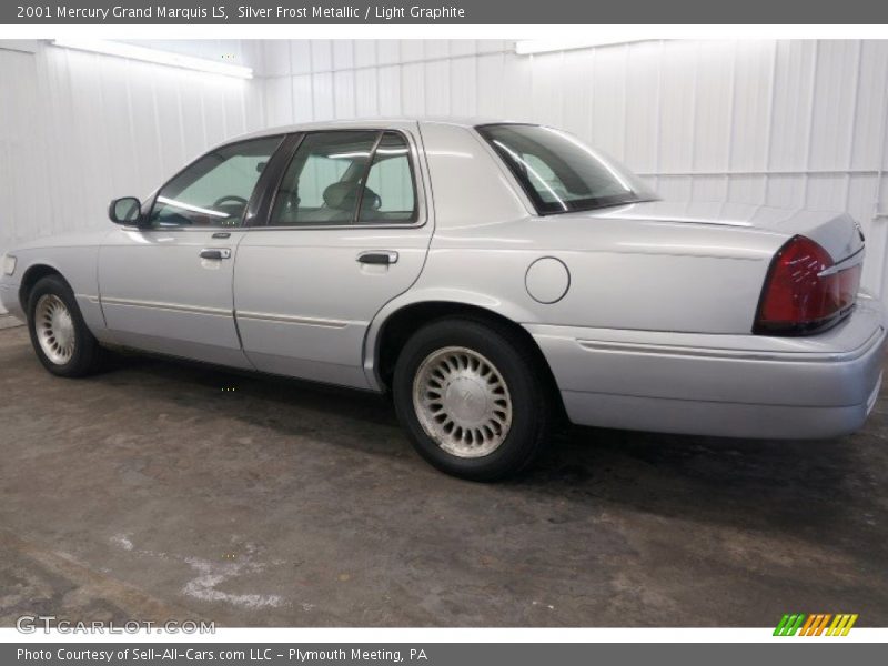 Silver Frost Metallic / Light Graphite 2001 Mercury Grand Marquis LS