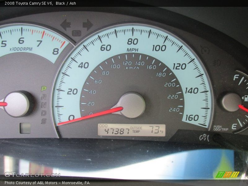 Black / Ash 2008 Toyota Camry SE V6