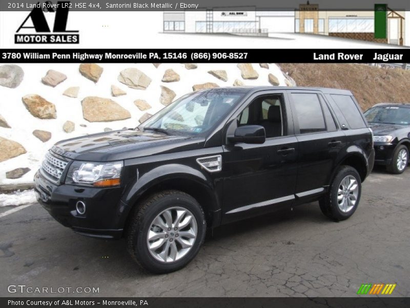 Santorini Black Metallic / Ebony 2014 Land Rover LR2 HSE 4x4