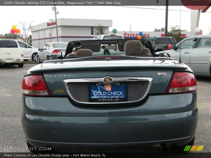 Magnesium Pearl / Dark Slate Gray 2006 Chrysler Sebring GTC Convertible