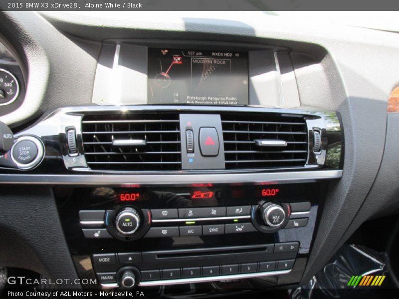 Controls of 2015 X3 xDrive28i
