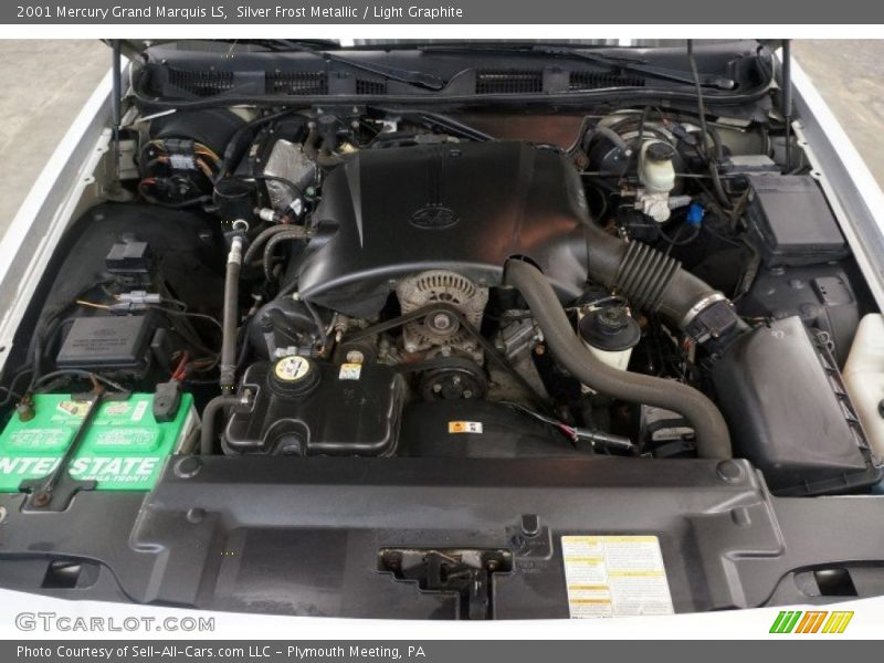 Silver Frost Metallic / Light Graphite 2001 Mercury Grand Marquis LS