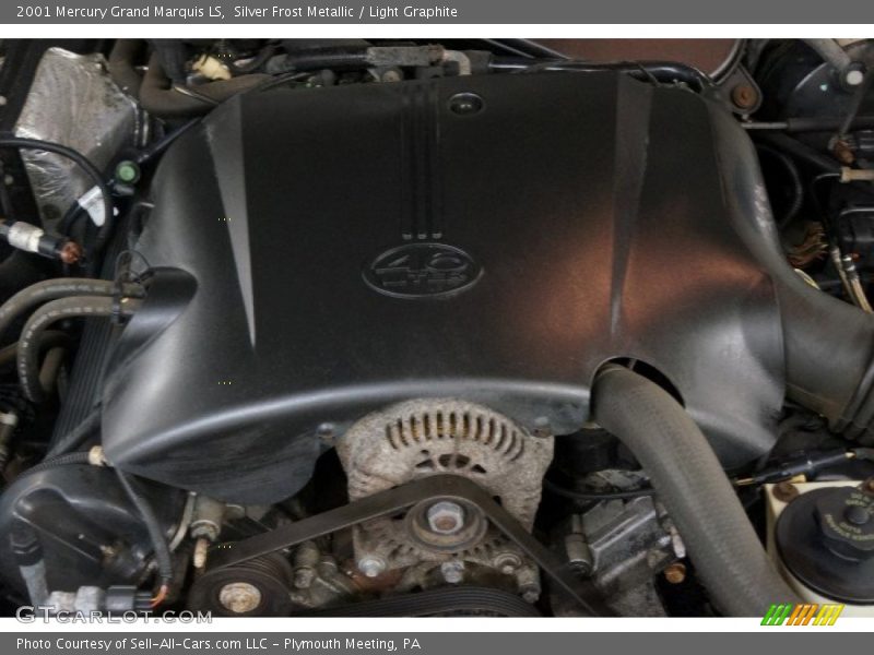 Silver Frost Metallic / Light Graphite 2001 Mercury Grand Marquis LS