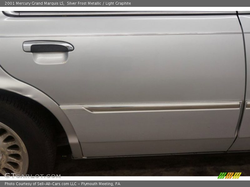 Silver Frost Metallic / Light Graphite 2001 Mercury Grand Marquis LS