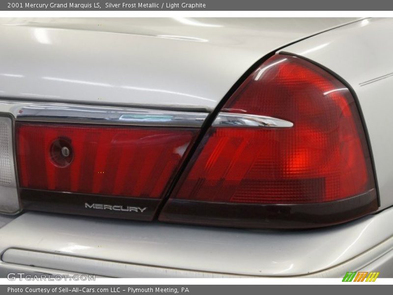 Silver Frost Metallic / Light Graphite 2001 Mercury Grand Marquis LS