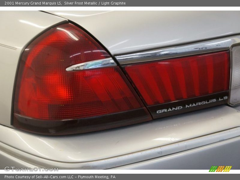 Silver Frost Metallic / Light Graphite 2001 Mercury Grand Marquis LS