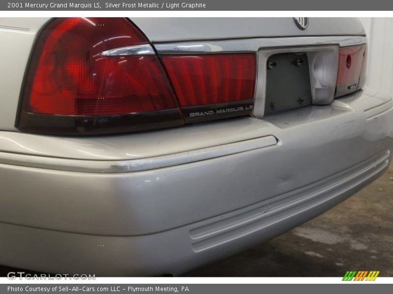 Silver Frost Metallic / Light Graphite 2001 Mercury Grand Marquis LS
