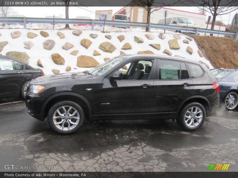 Jet Black / Black 2014 BMW X3 xDrive35i