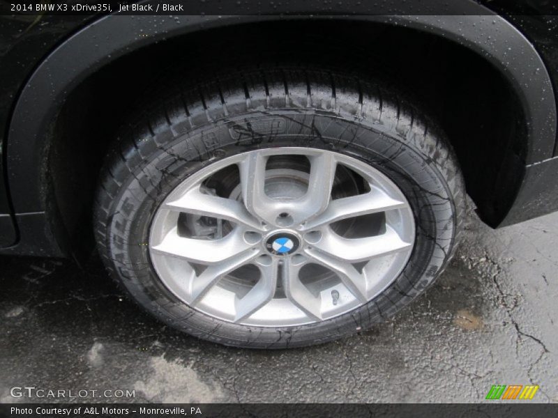 Jet Black / Black 2014 BMW X3 xDrive35i