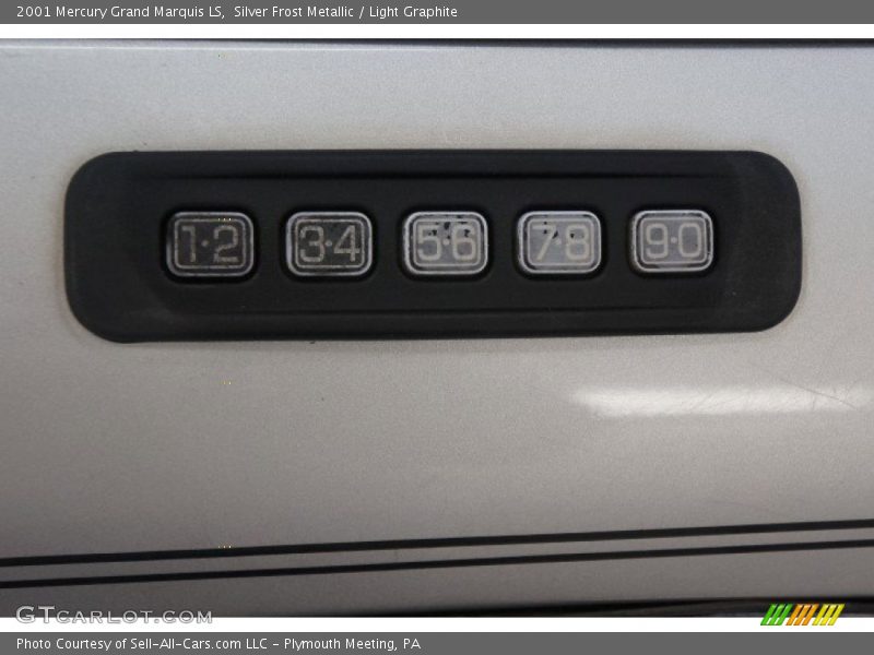 Silver Frost Metallic / Light Graphite 2001 Mercury Grand Marquis LS