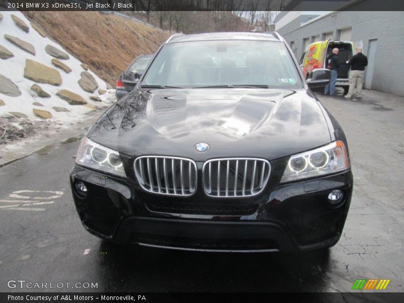 Jet Black / Black 2014 BMW X3 xDrive35i