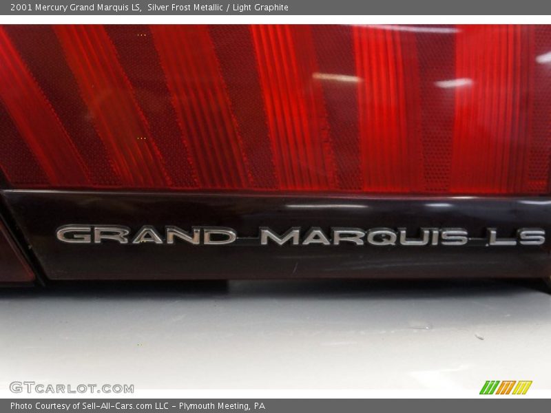 Silver Frost Metallic / Light Graphite 2001 Mercury Grand Marquis LS