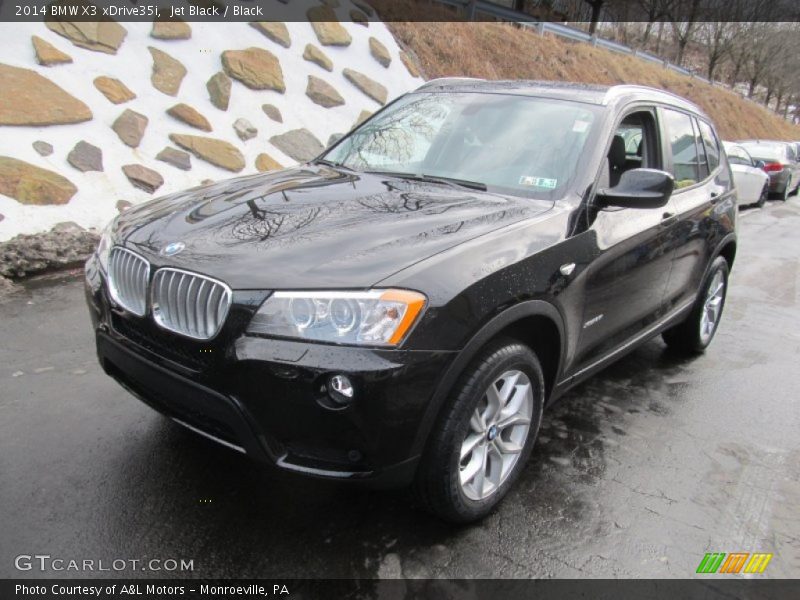 Jet Black / Black 2014 BMW X3 xDrive35i