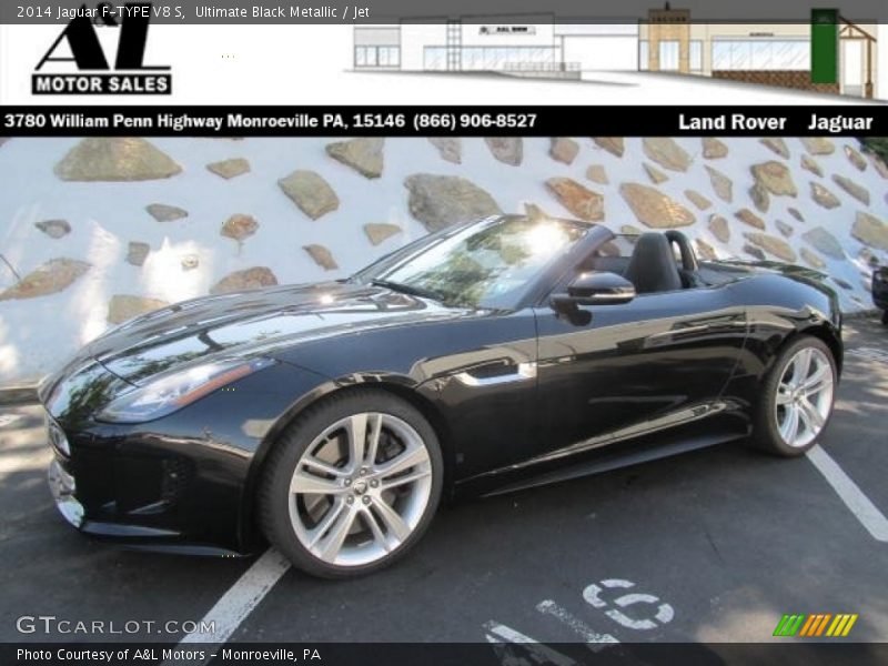 Ultimate Black Metallic / Jet 2014 Jaguar F-TYPE V8 S