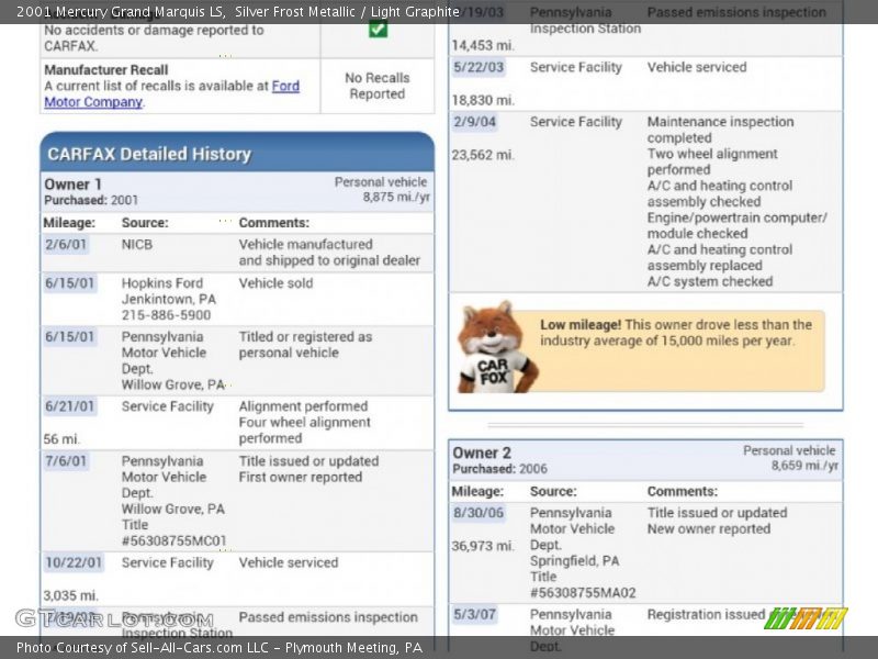 Silver Frost Metallic / Light Graphite 2001 Mercury Grand Marquis LS